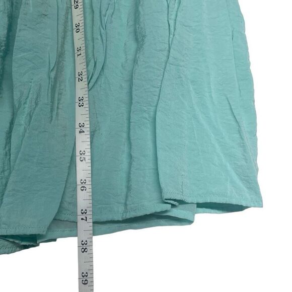 Loft Plus Aqua Tiered Swing Mini Dress N0474 - Picture 6 of 8